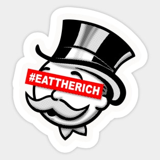 EAT THE RICH Sticker